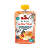 Holle Organic Panda Peach Pouch - Peach, Apricot, Banana with Spelt 100g x 12