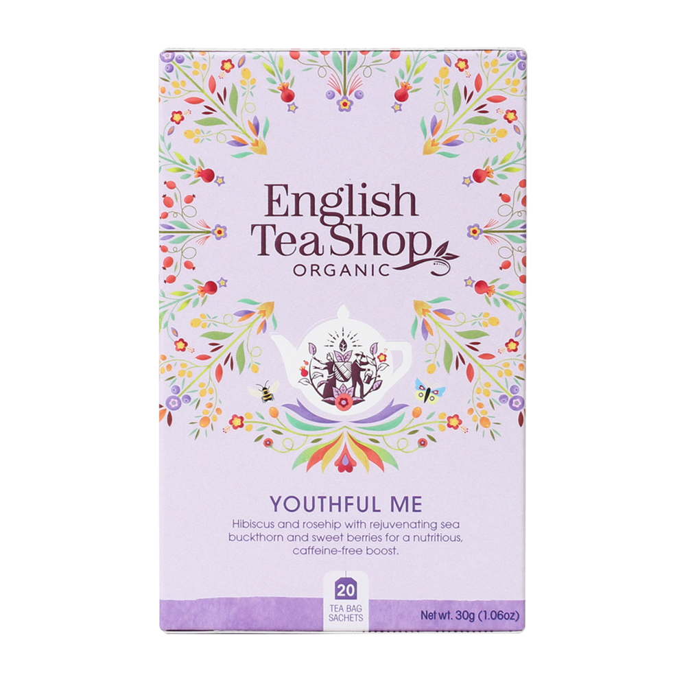 English Tea Shop Organic Wellness Youthful Me Teabags 20 Bags x 6