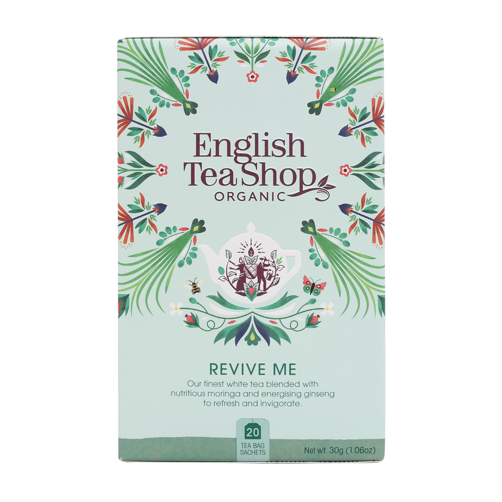 English Tea Shop Organic Wellness Revive Me Teabags 20pc x 6 boxes