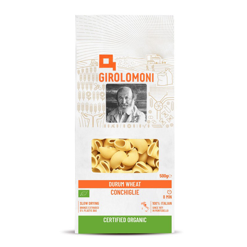 Organic Durum Wheat Semolina Pasta Conchiglie 500g