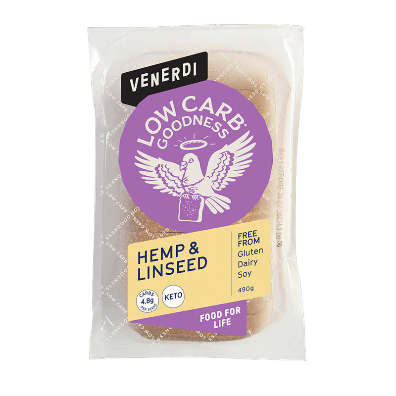 Venerdi Keto Bread Hemp and Linseed 490g