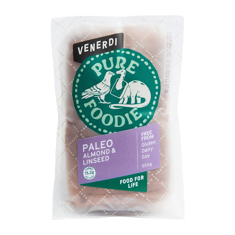 Venerdi Paleo Bread Almond and Linseed 550g