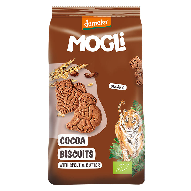 Mogli Spelt Biscuits with Cocoa 125g x 7