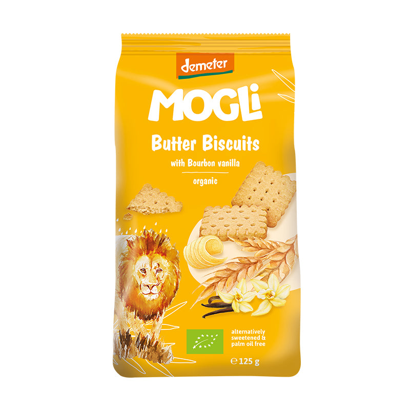 Mogli Organic Butter Biscuits 125g x 7