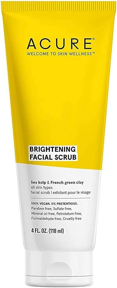 Acure Brightening Facial Scrub 118ml