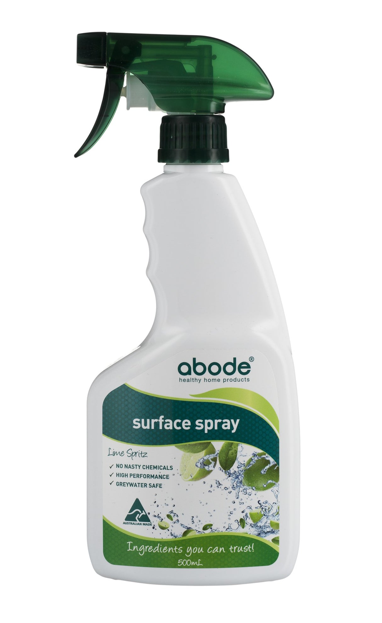 Abode Surface Cleaner Lime Spritz Spray 500ml