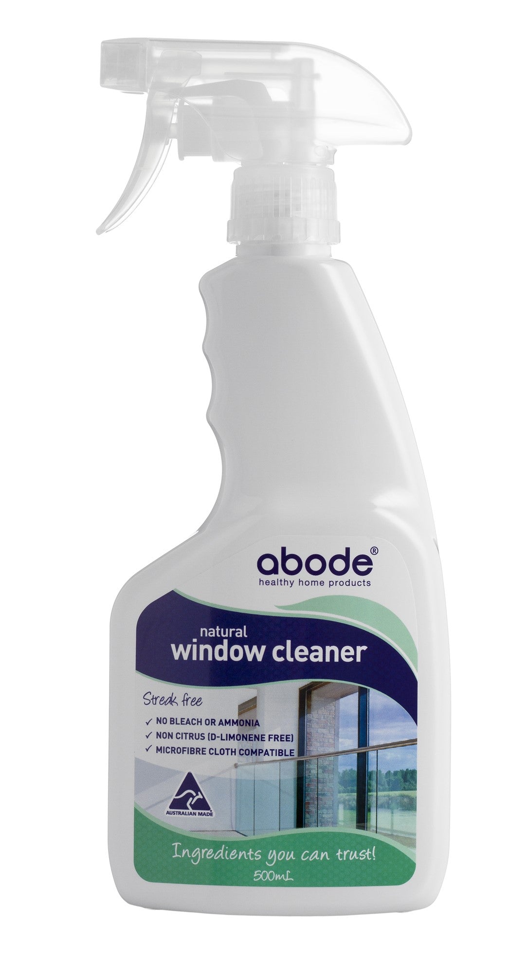 Abode Natural Window Cleaner 500ml