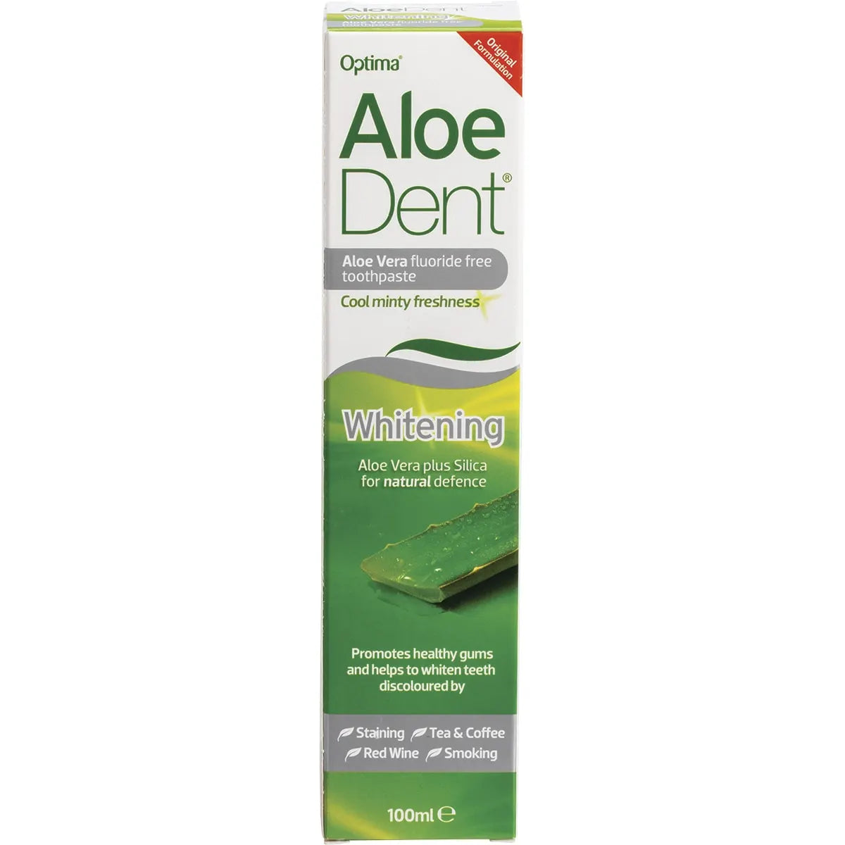 Aloe Dent  Toothpaste Fluoride Free Whitening 100ml