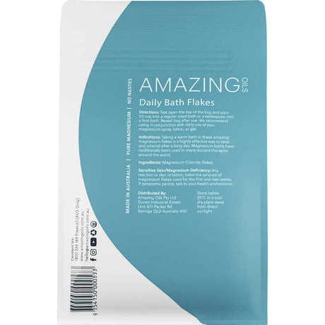 Amazing Oils Magnesium Bath Flakes 800g