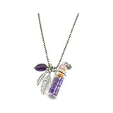 Amrita Court Aroma Necklace Crystal Bottle Amethyst