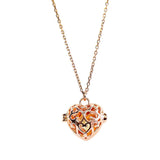 Amrita Court Aroma Necklace Rose Gold Love Heart