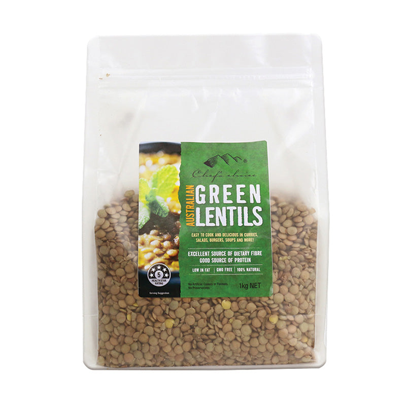 Chef's Choice All Natural Green Lentils 1kg