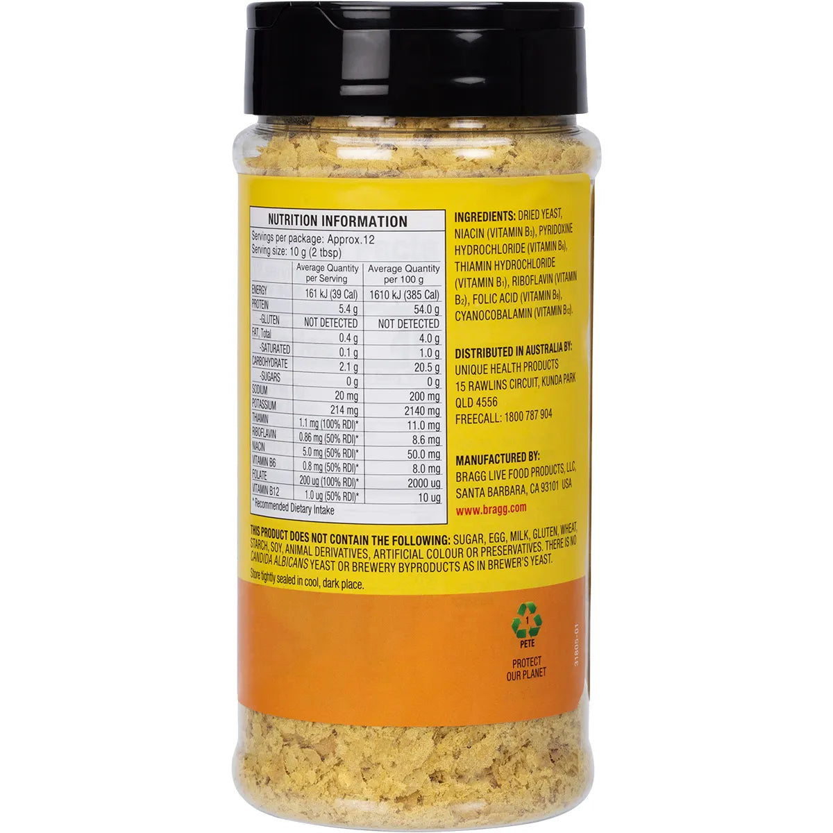 Bragg Premium Nutritional Yeast Seasoning 127g