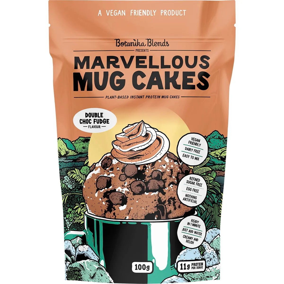 Botanika Blends Marvellous Mug Cakes Double Choc Fudge 100g