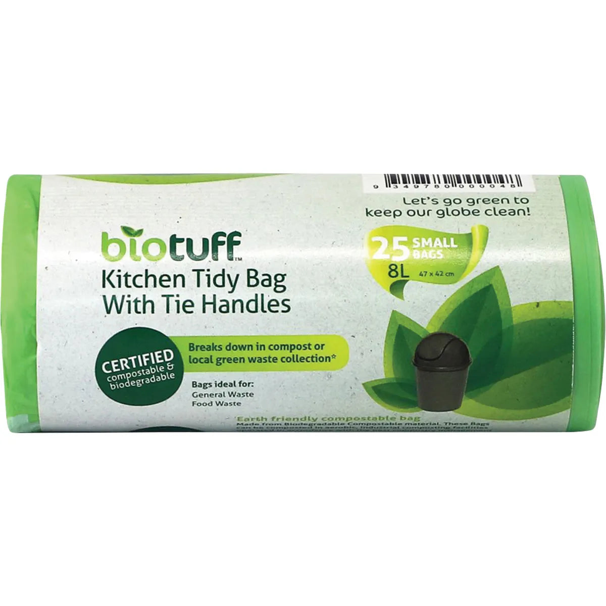 Biotuff Kitchen Tidy Bag Small 8L Bags x25