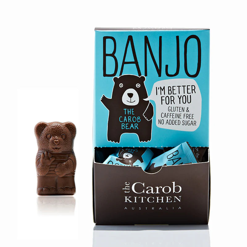 The Carob Kitchen Banjo Carob Bear 50x15g