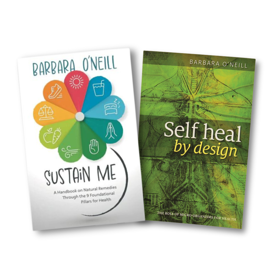 [PRE-ORDER] Barbara O'Neill's Essential Book Bundle: Self Heal by Design & Sustain Me