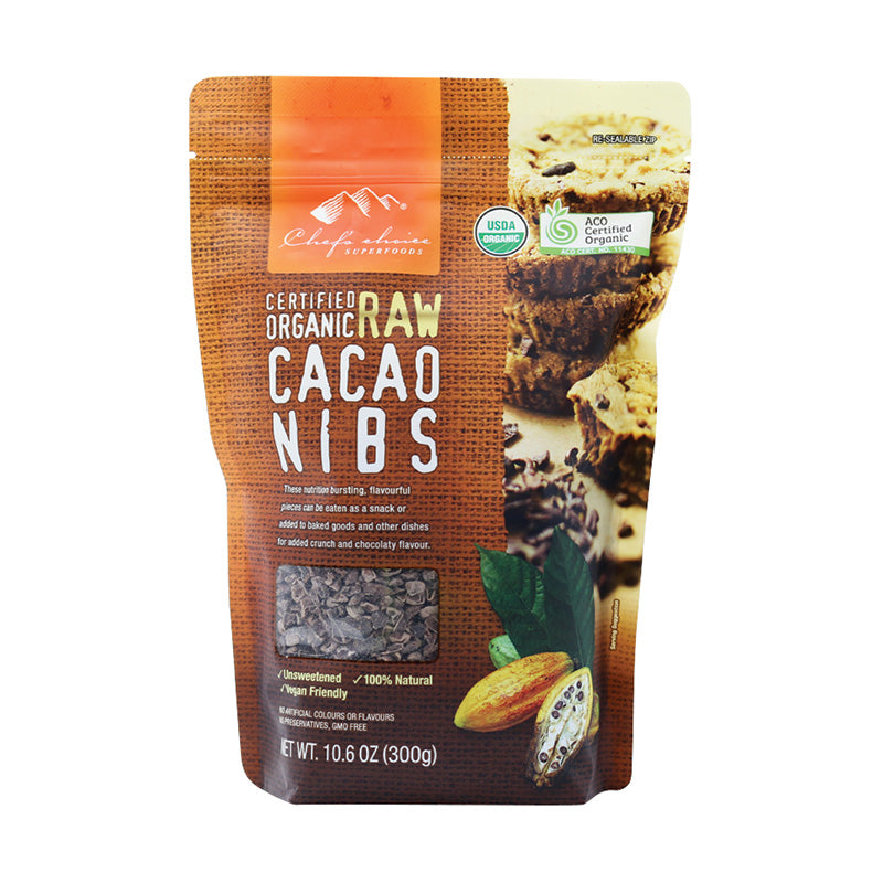 Chef's Choice Organic Raw Cacao Nibs 300g