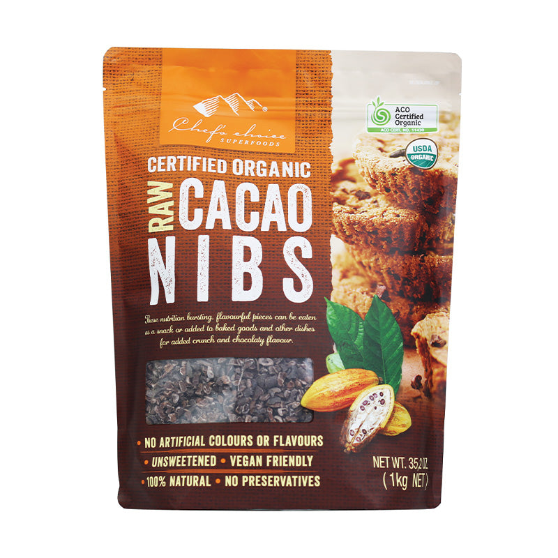 Chef's Choice Organic Raw Cacao Nibs 1kg