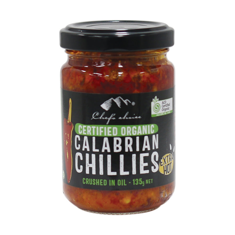 Chef's Choice Calabrian Crushed Chillies in Olive Oil - Extra Hot 135g