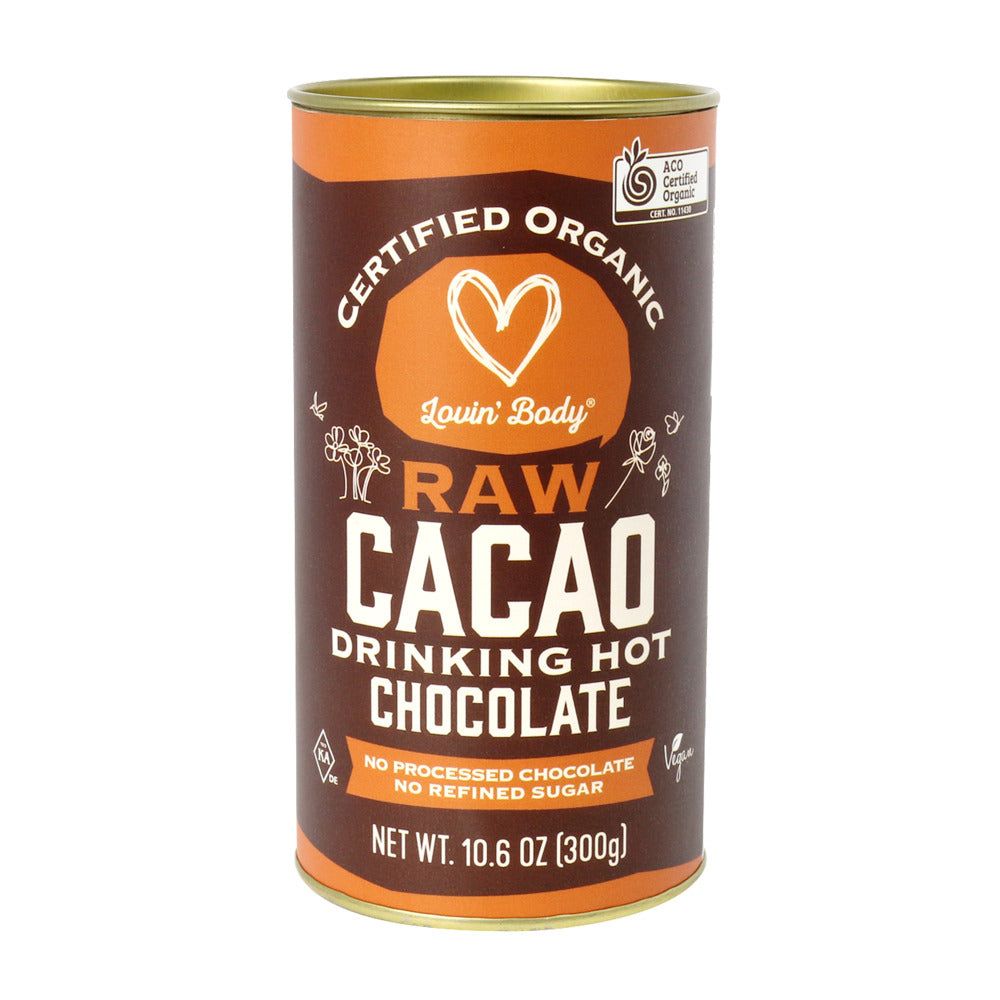 Lovin’ Body Certified Organic Raw Cacao Drinking Hot Chocolate 300g