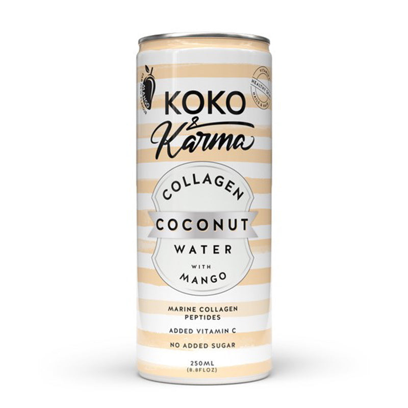 Koko & Karma Coconut Water - Collagen & Mango 250ml x 12