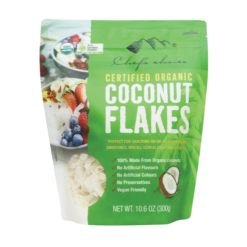 Chef's Choice Organic Coconut Flakes 300g