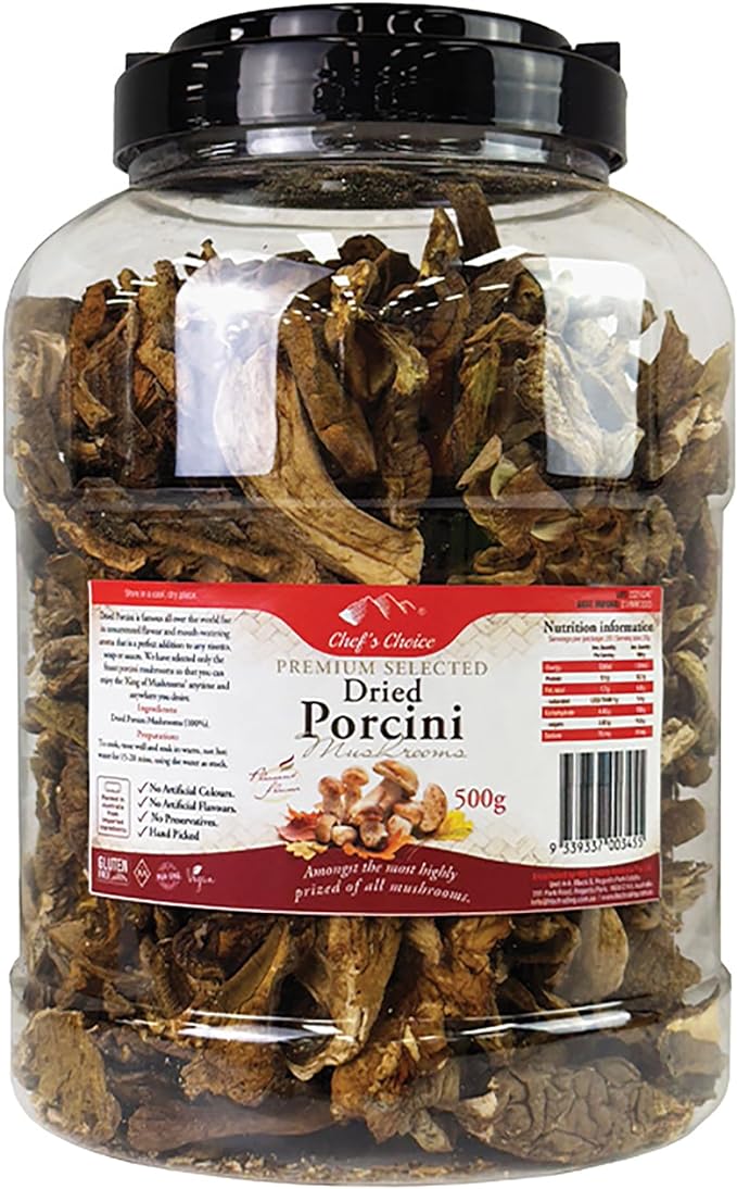 Chef's Choice Dried Porcini Mushroom BULK 500g