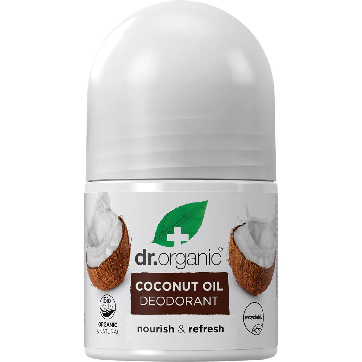 Dr Organic Roll-On Deodorant Organic Virgin Coconut Oil 50ml