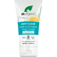 Dr Organic  Deep Cleansing Face Wash Skin Clear 125ml