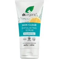 Dr Organic  Exfoliating Face Scrub Skin Clear Organic Tea Tree 150ml