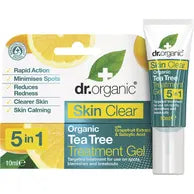 Dr Organic  Treatment Gel Skin Clear Organic Tea Tree 10ml