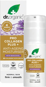 Dr Organic Pro Collagen Plus+ Anti-Ageing Moisturiser Bakuchiol 50ml