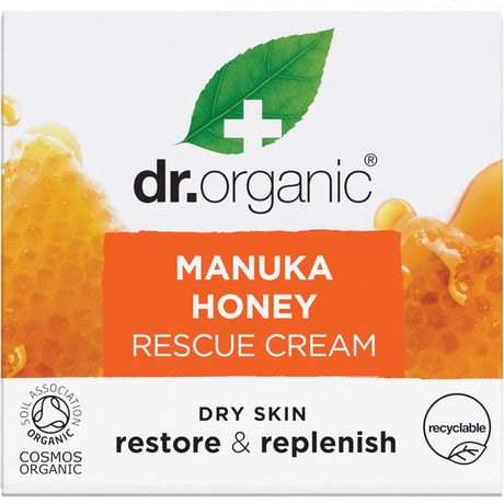 Dr Organic Rescue Cream Organic Manuka Honey 50ml