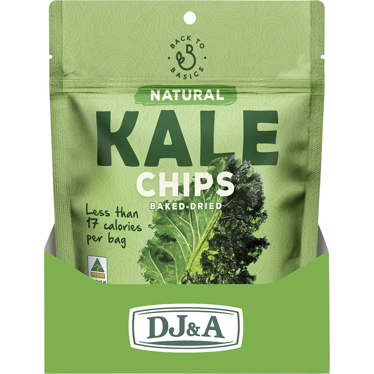 Back to Basics Natural Kale Chips 10x6g