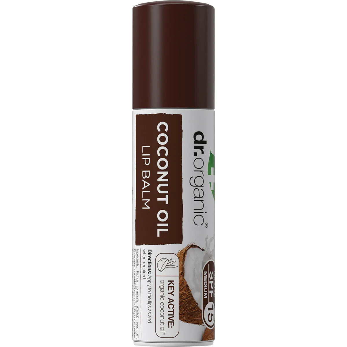 Dr Organic Lip Balm SPF 15 Coconut Oil 5.7ml