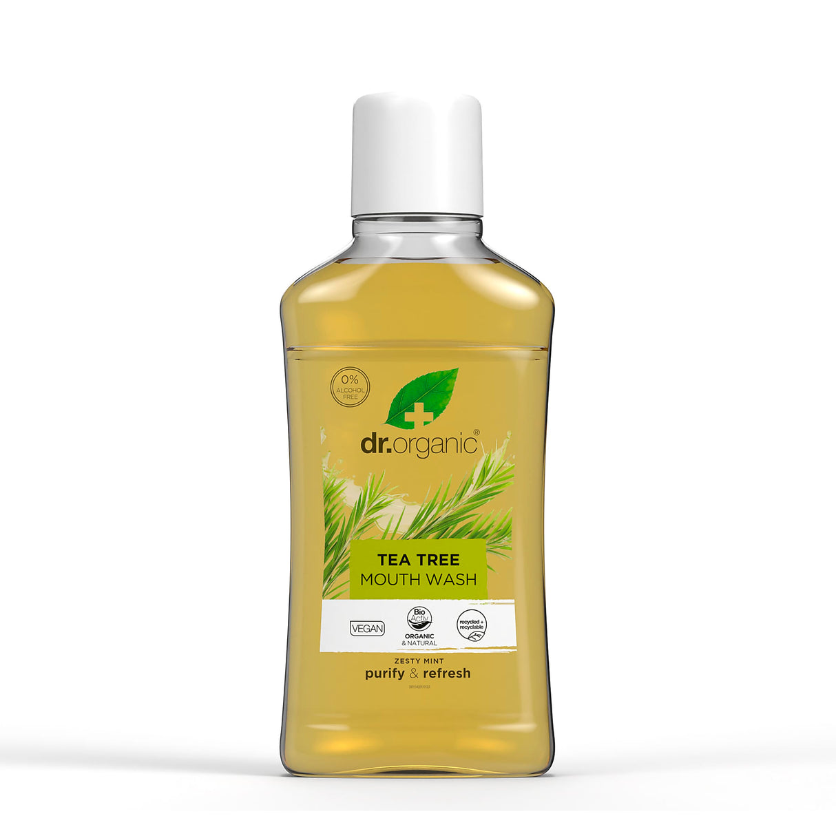 Dr Organic  Mouthwash Tea Tree 500ml