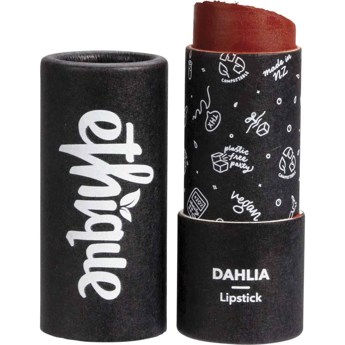 Ethique Lipstick Dahlia Terracotta Brown 8g