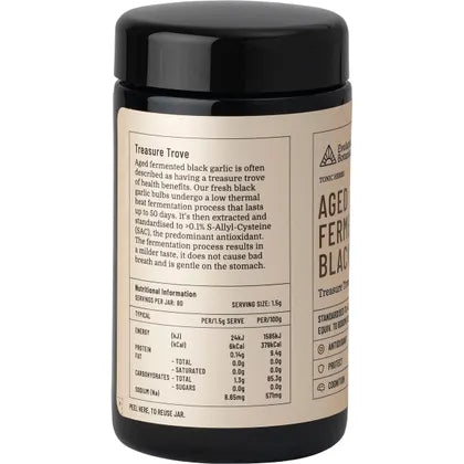 Evolution Botanicals Aged Fermented Black Garlic Powder 120g