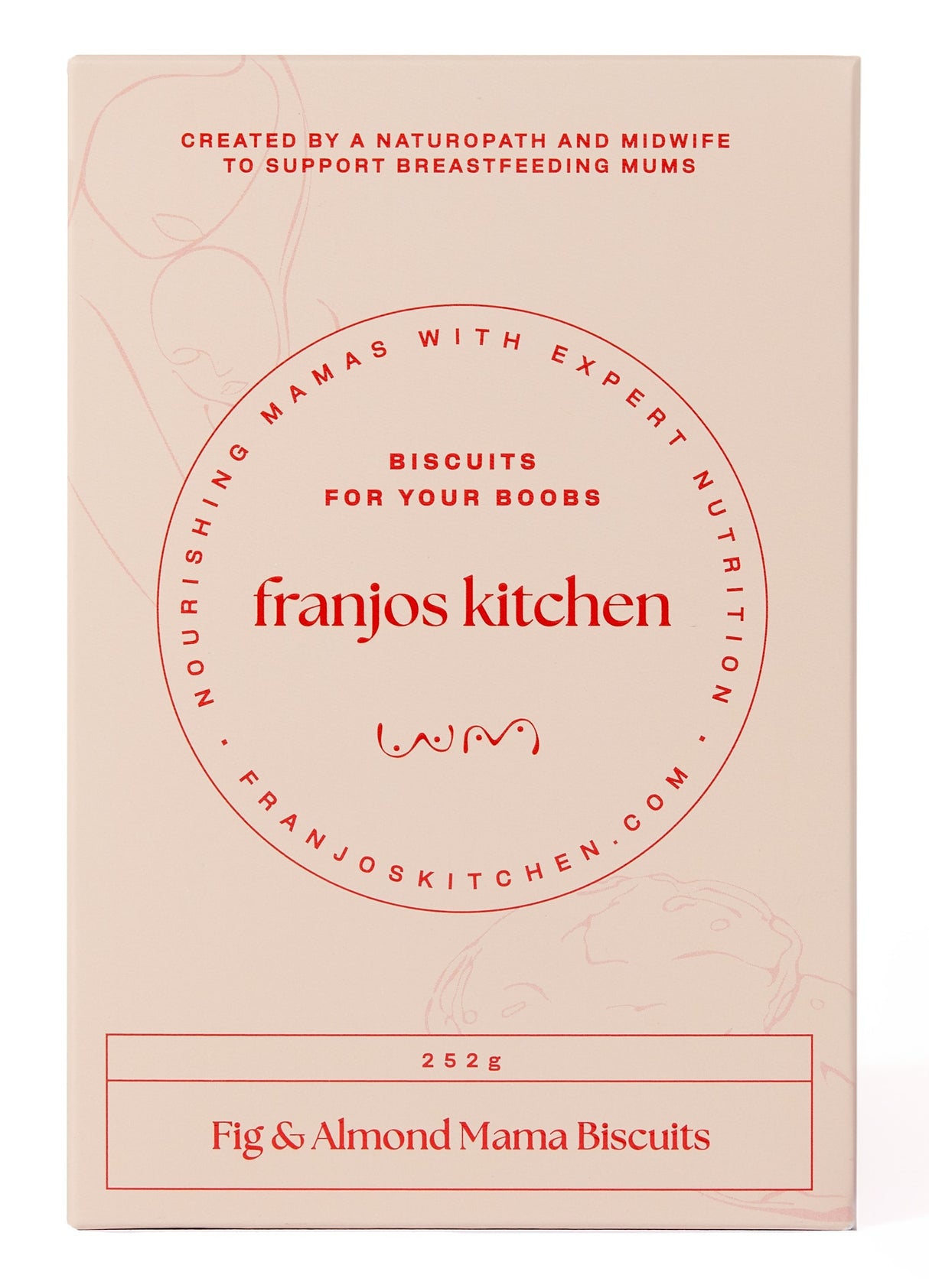 Franjo's Kitchen Lactation Biscuit Fig & Almond 252g