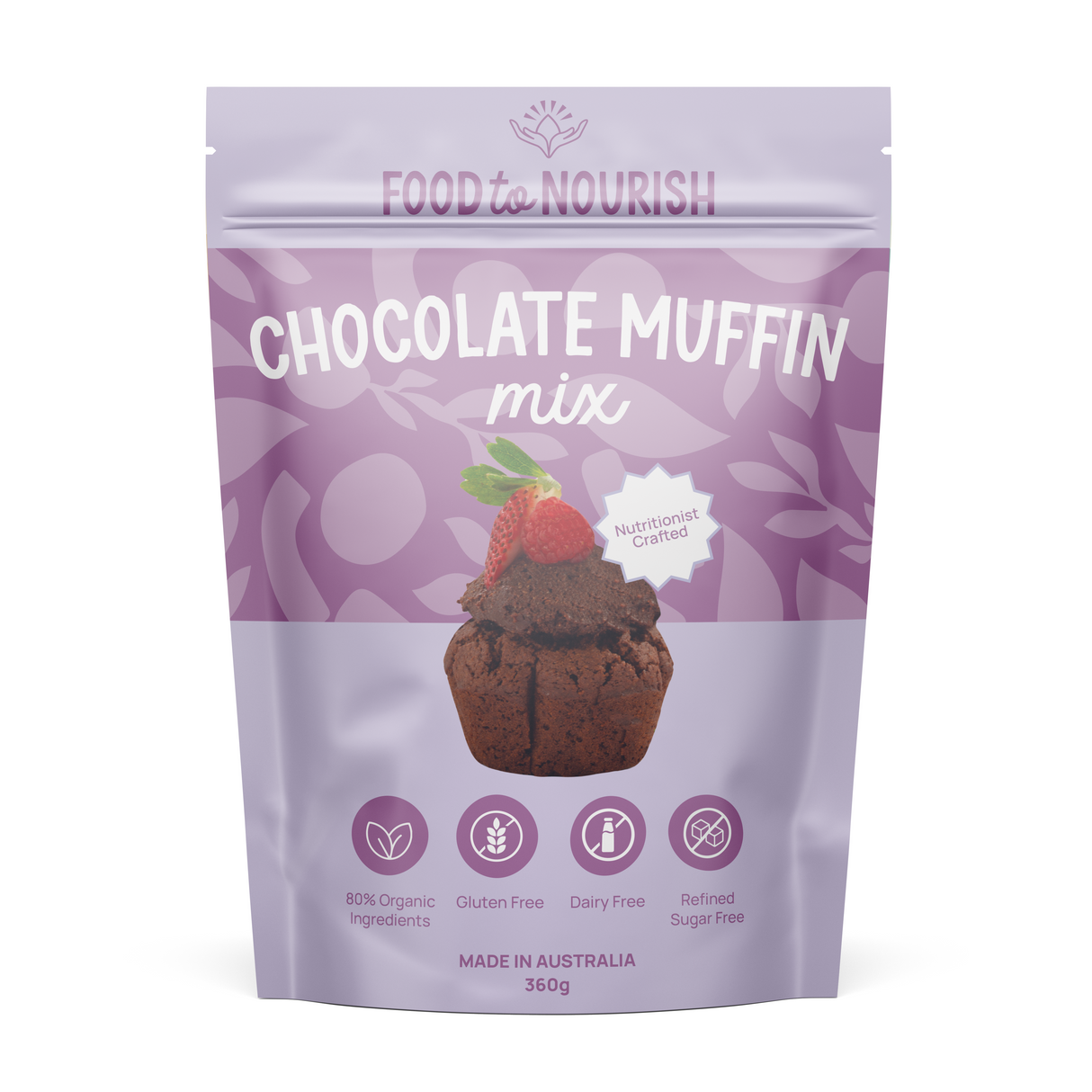 Food to Nourish Muffin Mix Chocolate 360g