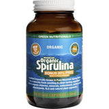 Green Nutritionals Mountain Organic Spirulina Capsules (520mg) - 60 Caps