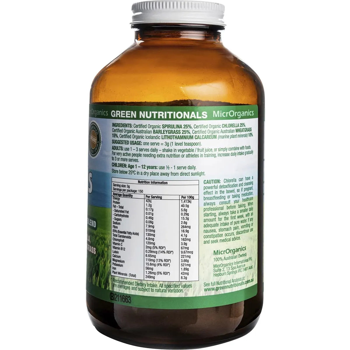 Green Nutritionals Green Powder 450g