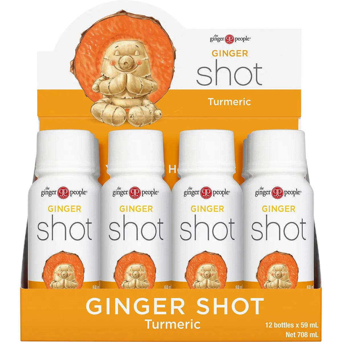 The Ginger People Ginger Shot Turmeric 59ml x 12