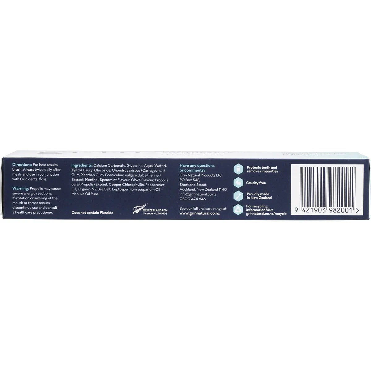 Grin Toothpaste Freshening 100g