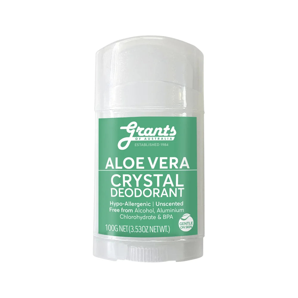 Grants Of Australia Aloe Vera Crystal Deodorant 100g