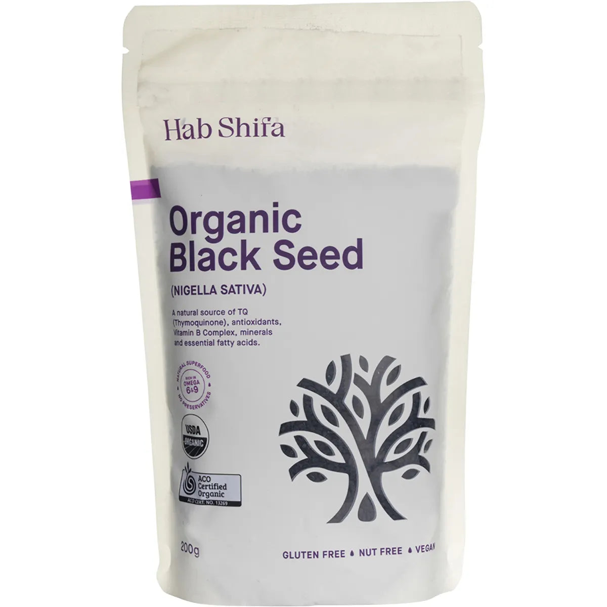 Hab Shifa Organic Black Seed (Nigella Sativa) 200g