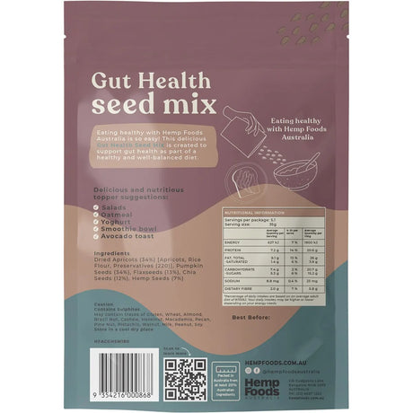 Hemp Foods Australia Gut Health Seed Mix 180g x 5