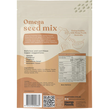 Hemp Foods Australia Omega Seed Mix 200g x 5