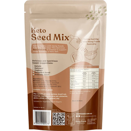 Hemp Foods Australia Keto Seed Mix 180g x 5